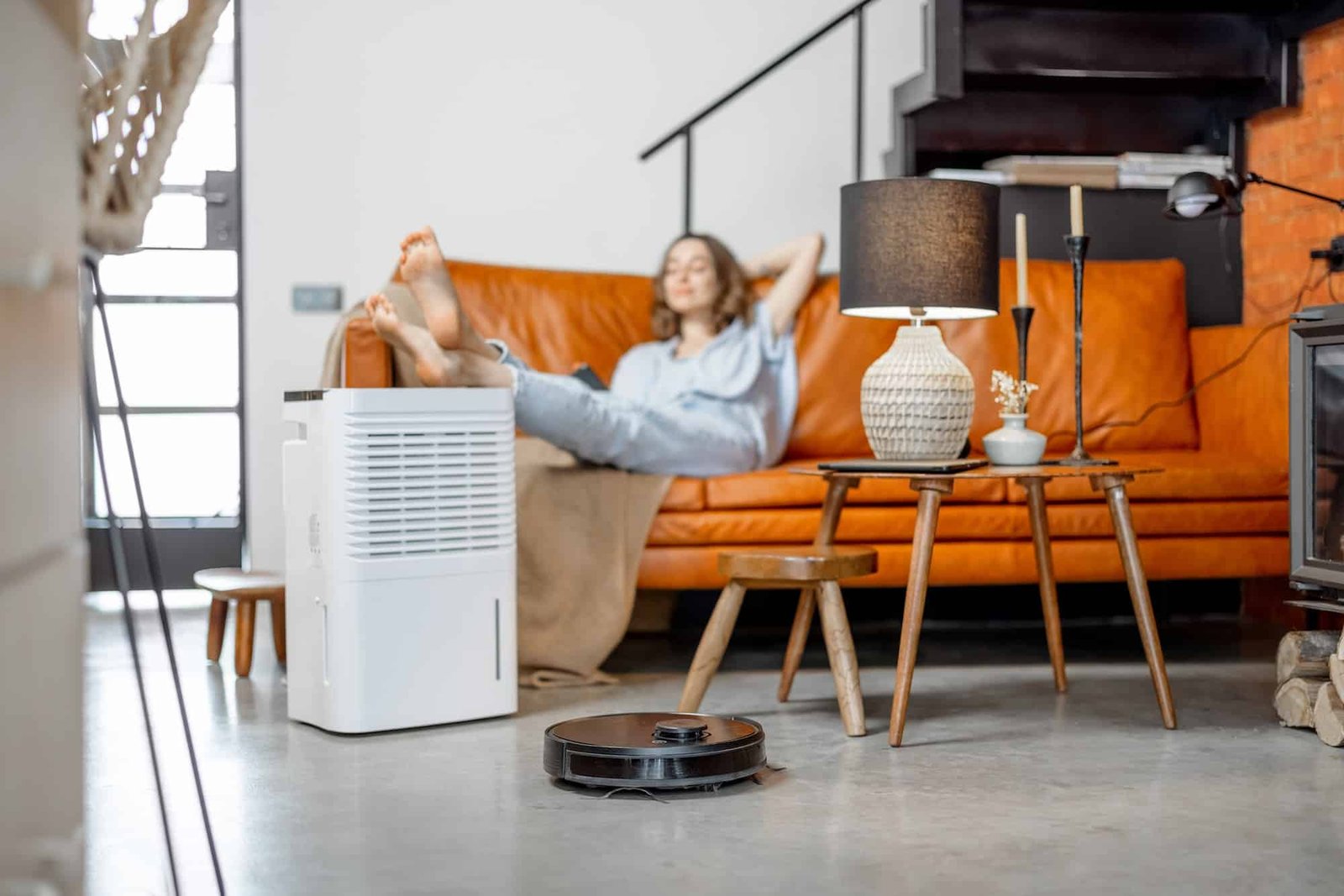 Robotic vacuum cleaner and air purifier appliance